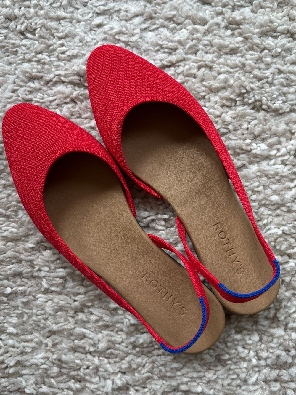 Rothy's Women's Red Slingback Flats - Picture 6 of 9